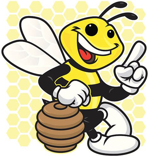 Best Cartoon Of The Bee Hive Illustrations Royalty Free Vector