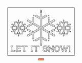 Coloring Pages Christmas Snow Let Shutterfly Kids Simple sketch template