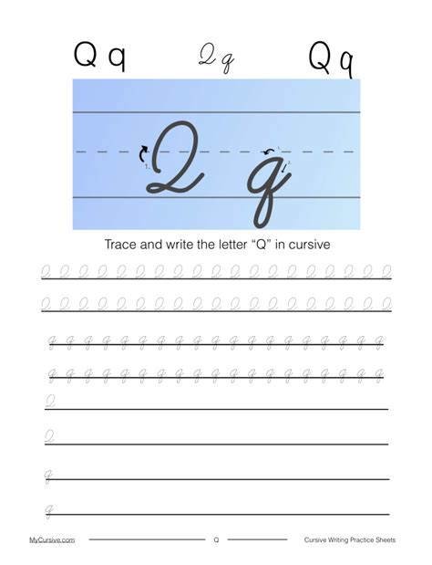 write cursive  worksheet tutorial  cursive