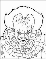Colorir Pennywise Annabelle sketch template