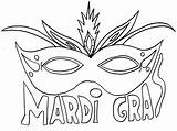 Mardi Gras Coloring Mask Pages Carnival Masks Color Holidays Special Occasions Printable Getcolorings Library Clipart Popular Kids sketch template