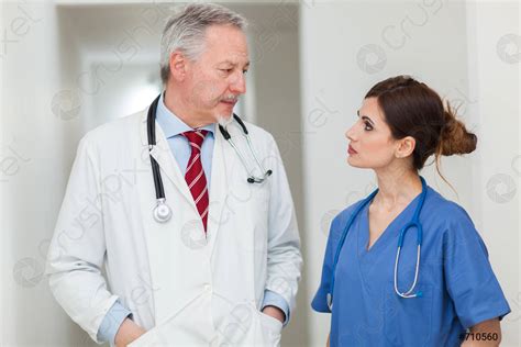 doctors talking stock photo  crushpixel