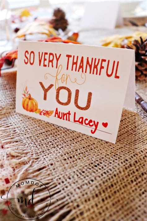 printable thanksgiving place cards  napkin rings