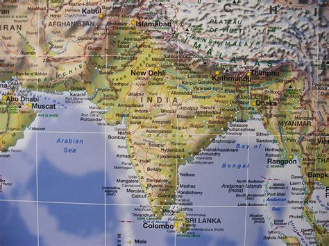 india map  neighbouring countries