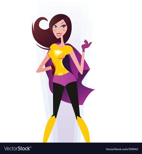 sexy superwoman royalty free vector image vectorstock