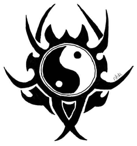 yin  tribal tattoo design  xninachanx  deviantart