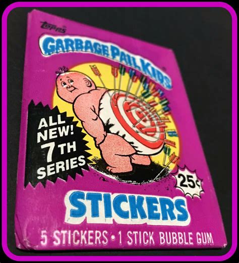 topps garbage pail kids  series unopened pack  stickers