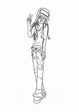 Person Lineart Sitting Anime Deviantart Template sketch template