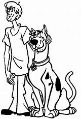Doo Scooby Coloring Pages Colouring Outline Shaggy Printable Print Kids Library Book Clipartmag Clipart Popular sketch template