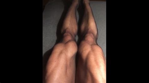 fbb hot muscle legs in black pantyhose muscle control