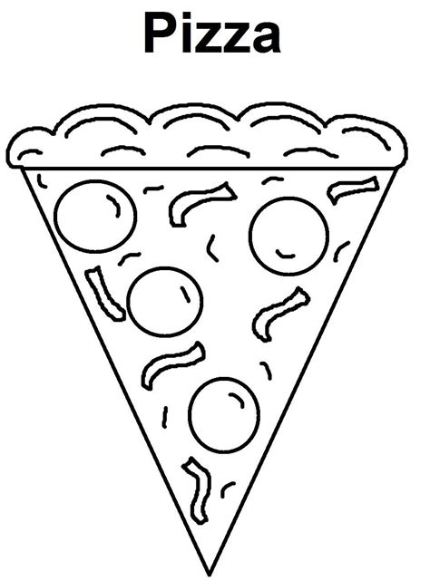 pin  finley kimmie  teacher stuff pizza coloring page food