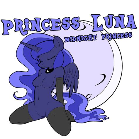 Princess Luna Anthro Censored Artwork [render] By