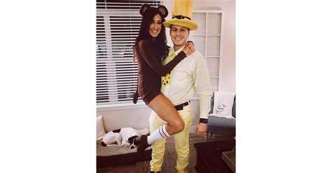 curious george and the man in the yellow hat creative couples costume ideas popsugar love