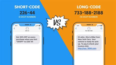 sms short codes long codes    difference youtube