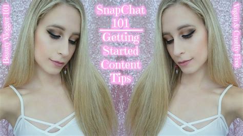 snapchat 101 getting started content tips youtube