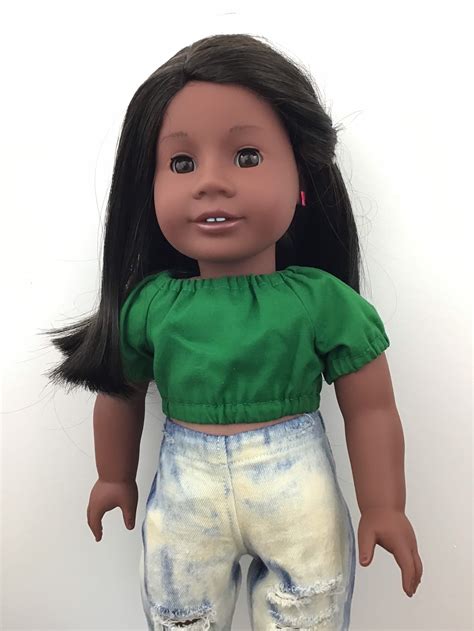 Nina Custom Ooak African American Girl Doll Black Brown Hair Etsy