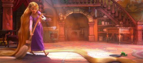 Image Rapunzel Beginning Her Chores  Disney Wiki