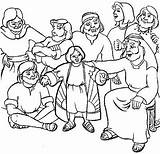 Yusuf Minggu Sekolah Jubah Alkitab Warna Mewarnai Warni Bertemu Ceria Malaikat Kidz Toc sketch template