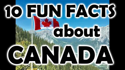 fun facts  canada  kids  adults  canada facts youtube