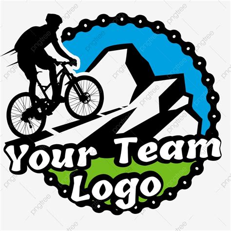 mountain biking logo vector art png mountain bike logo logo man