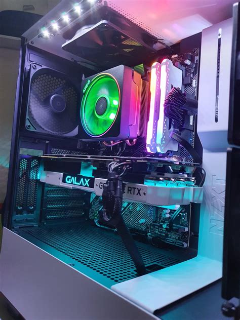 delivery nzxt  white custom gaming pc