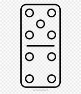 Domino Pinclipart sketch template