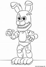 Coloring Fnaf Trap Spring Springtrap Pages Print Search Open Again Bar Case Looking Don Use Find sketch template