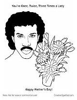 Mother Coloring Lionel Richie Happy Twice Once Lady Times Three Re Pages Anywhere Else Won Find sketch template