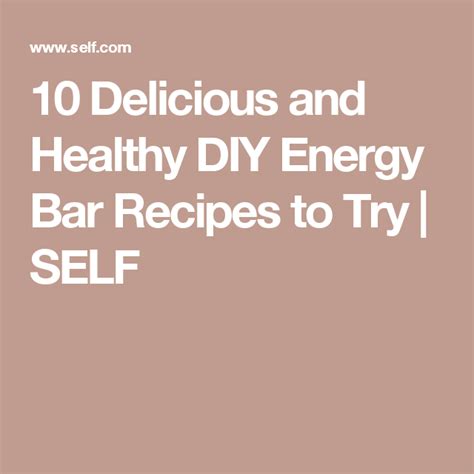 10 Delicious And Healthy Diy Energy Bar Recipes To Try Energy Bars