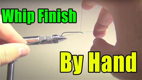 hand whip finish fly tying video instructions youtube