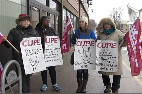 picket  remains strong  canadian hearing society tbnewswatchcom