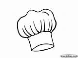Gorros Chefs Gorro Wikiclipart Cuisinier Clipartmag Imagen Toque sketch template