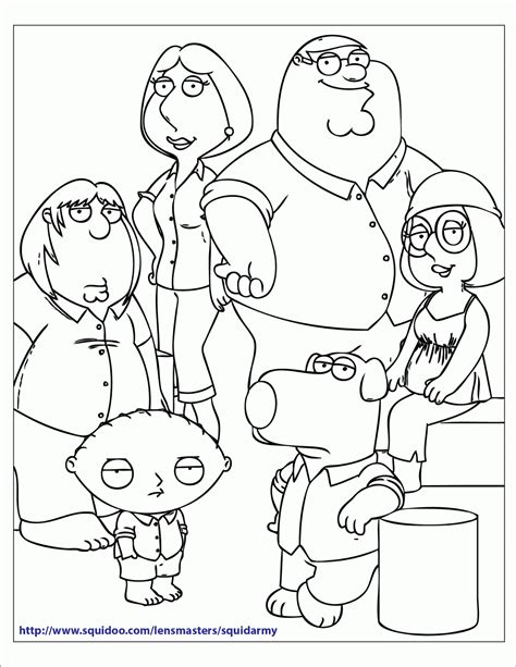 family guy coloring pages printable desktop hd