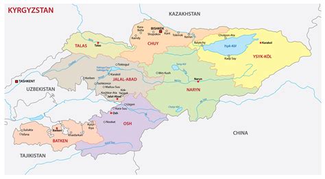 kyrgyzstan maps and facts world atlas