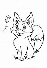 Baby Coloring Pages Animals Forest sketch template