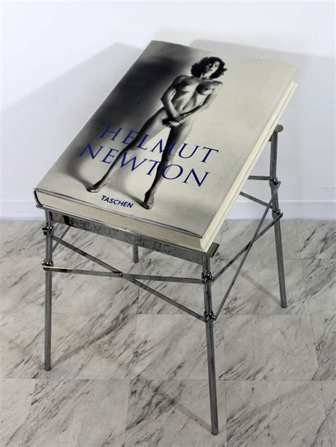 Helmut Newton Sumo Big Nude Art Book On Starck Chrome Stand Signed 3114