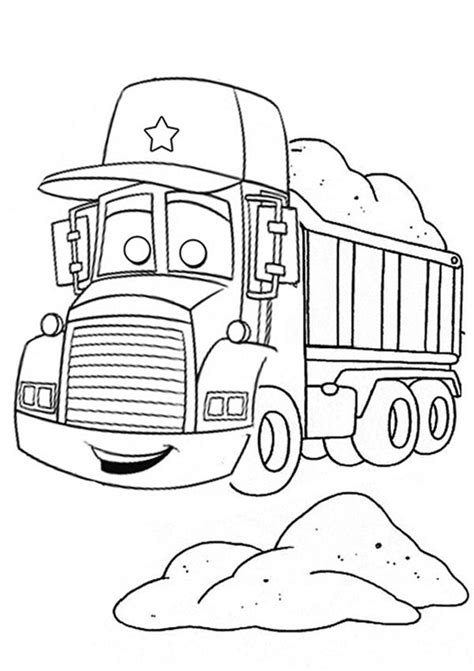 delivery truck colouring page truck coloring pages