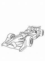 Racecar Formel Formule Malvorlage Ausmalbild sketch template
