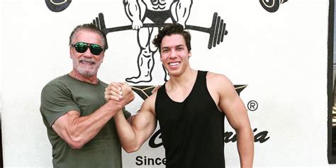 Arnold Schwarzenegger S Son Recreates His Iconic