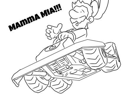 mario kart wii characters coloring pages printable coloring pages