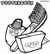 Toothbrush Coloring Pages Toothpaste Coloringway sketch template