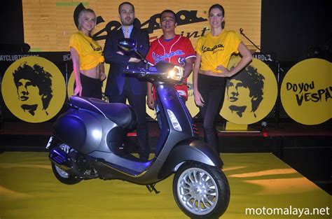 motomalaya  vespa sprint launched  malaysia