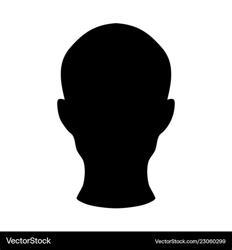 head silhouette royalty  vector image vectorstock