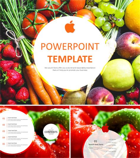 vegetable  template design