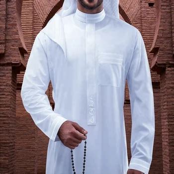 muslim mens thobe thoub thaub thawb custom  spun polyester