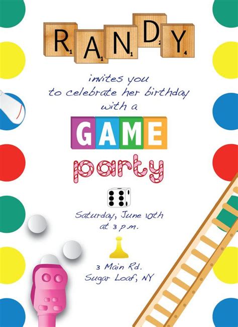 printable game night party invitation etsy video game party