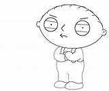 Stewie Coloring Griffin Pages Gangster Printable Gangsta Look Colouring Template Griff sketch template