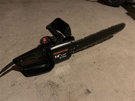 remington rm limb  trim  amp   electric lightweight  corded chainsaw  handle