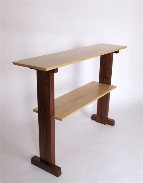 standing desk narrow table console table  narrow hallway
