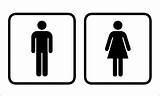 Sign Bathroom Men Man Women Toilet Clipart Signs Library sketch template